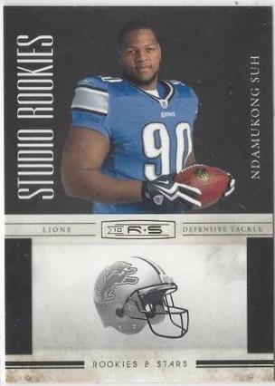 Ndamukong Suh #4 Football Cards 2010 Panini Rookies & Stars Studio Rookies
