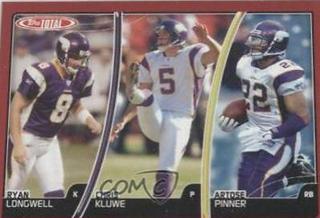 Chris Kluwe, Artose Pinner, Ryan Longwell