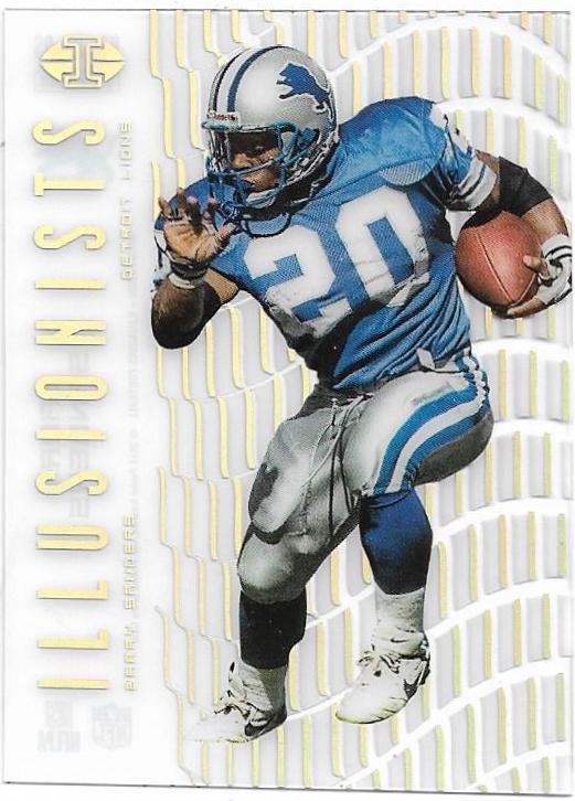 Barry Sanders Football Cards 2018 Panini Illusions Illusionists