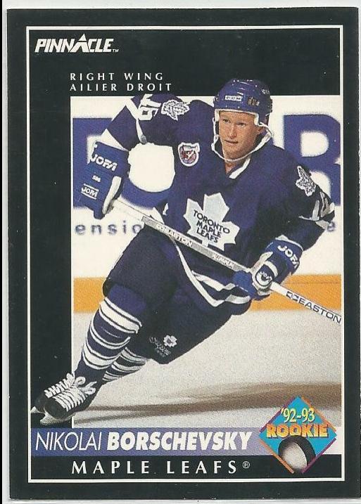 Nikolai Borschevsky #397 Hockey Cards 1992 Pinnacle
