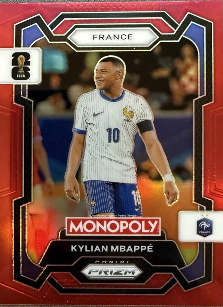 キリアン・ムバッペ エムバペ　MBAPPE PRIZM RC　リフレクター Kylian Mbappe [Red] #7 Prices | 2026 Panini Prizm Monopoly FIFA