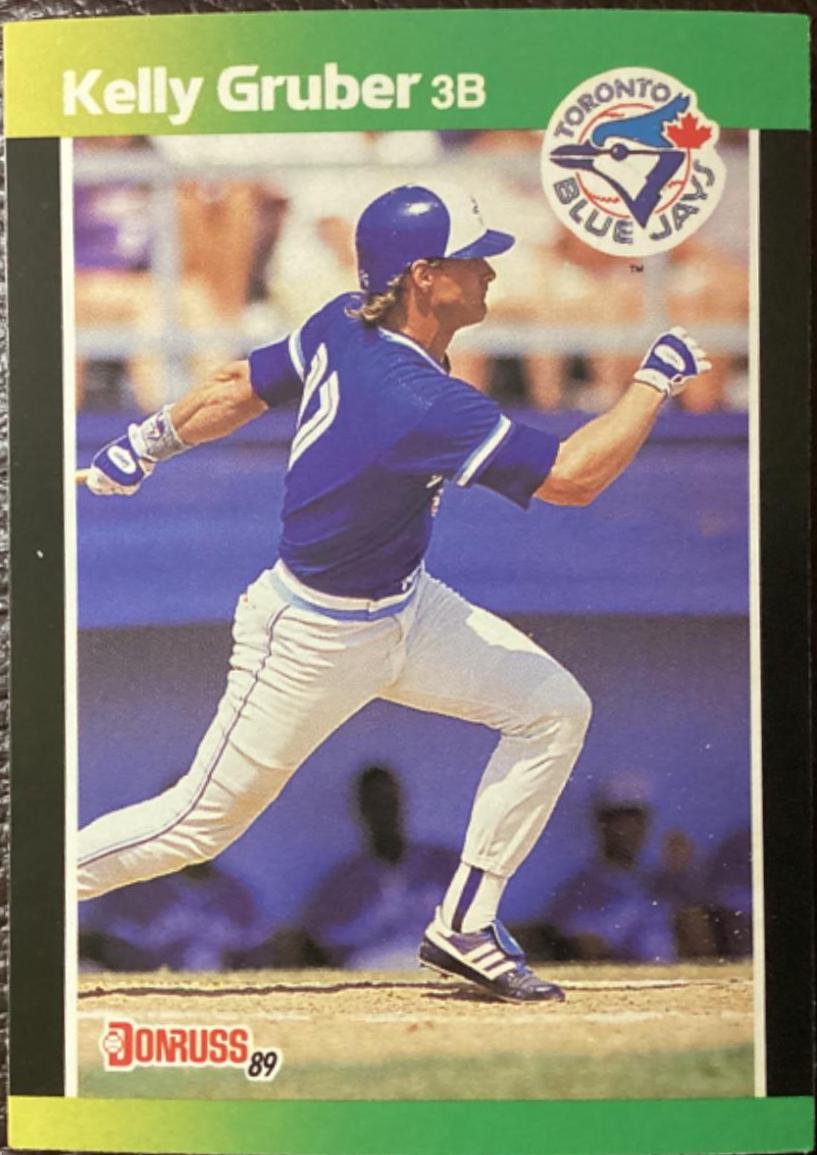 Kelly Gruber #31 Baseball Cards 1989 Donruss Baseball's Best
