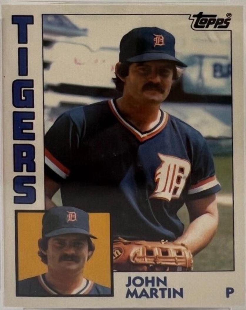 John Martin #24 Baseball Cards 1984 Topps Tiffany