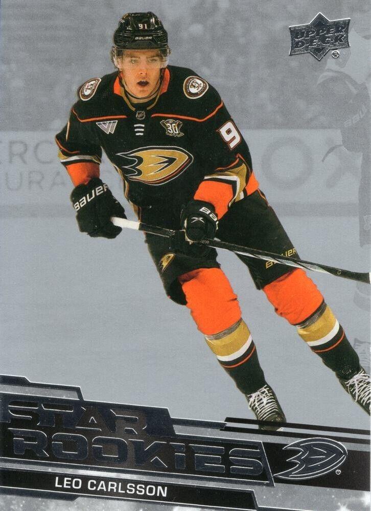 Leo Carlsson #7 Hockey Cards 2023 Upper Deck Star Rookies