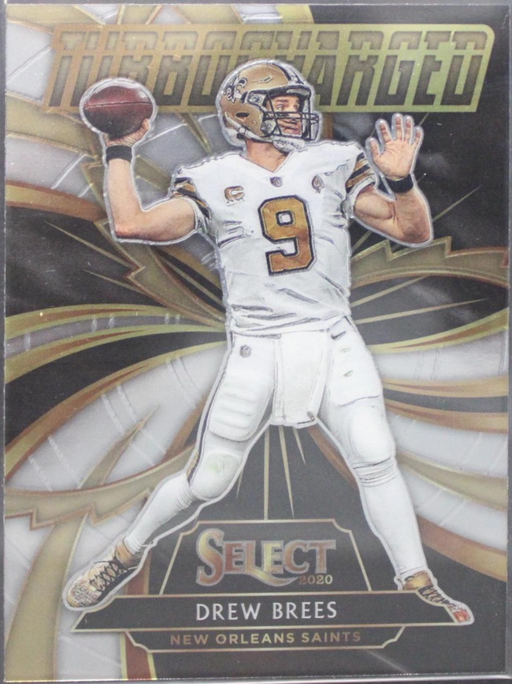 Drew Brees #13 Football Cards 2020 Panini Select Turbocharged