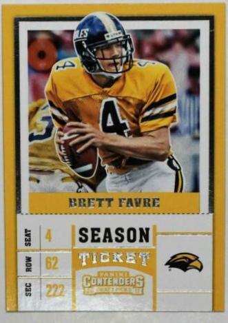 Brett Favre #15 Football Cards 2017 Panini Contenders Draft Picks