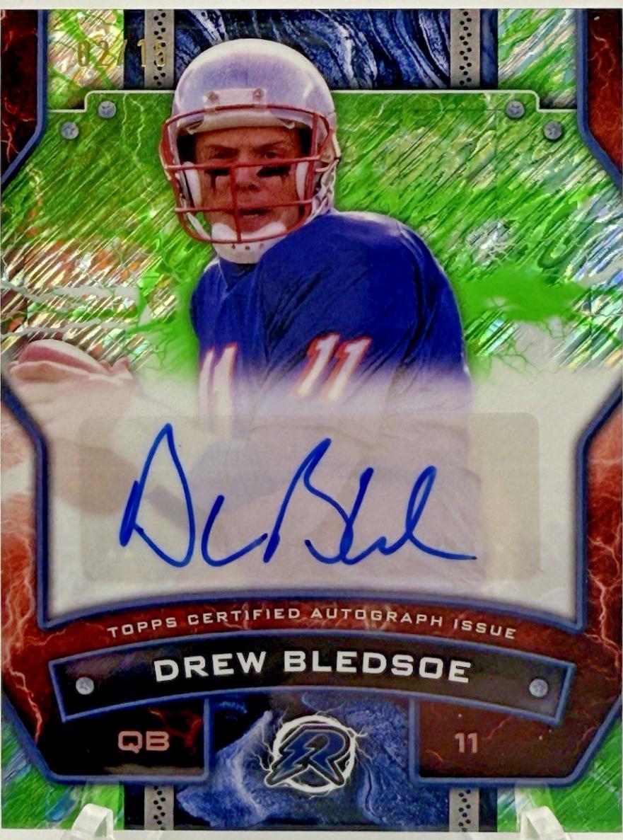Drew Bledsoe [Lime Green Static] #RS-DB