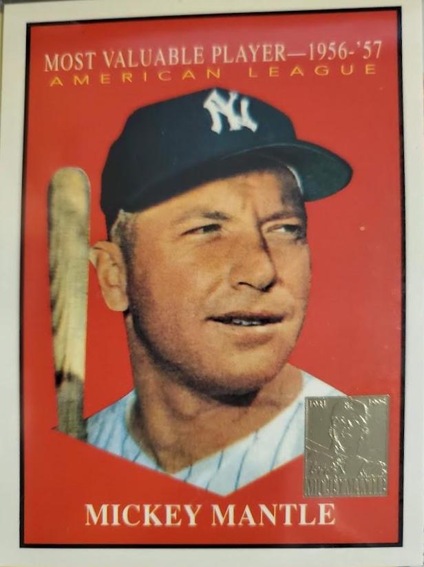 Mickey Mantle: 1961 Reprint #31 Baseball Cards 1996 Topps Mantle Reprint