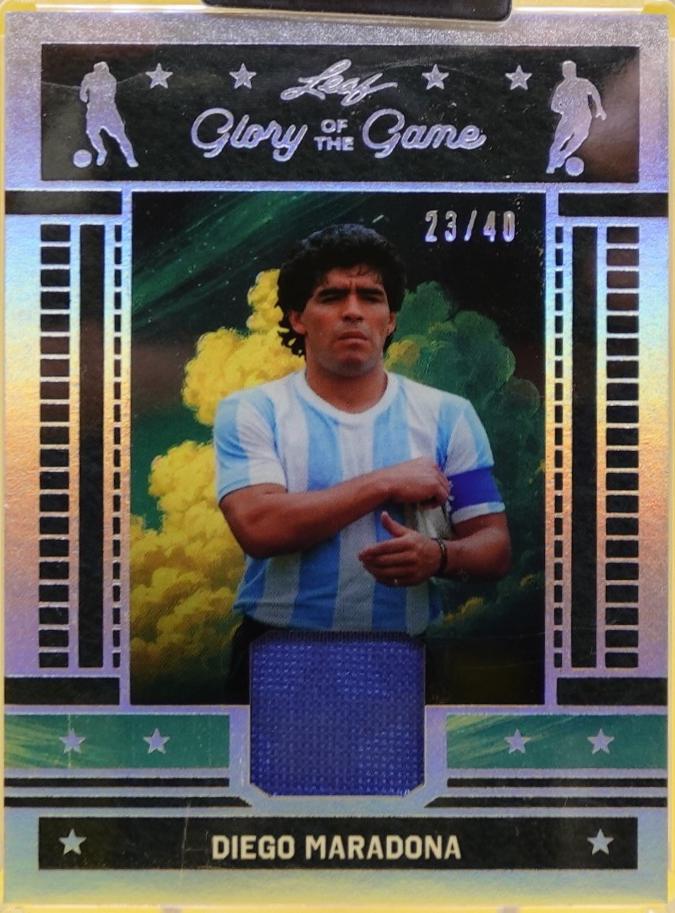 Diego Maradona #GG-11 2026 Leaf Glory Of The Game Used Soccer