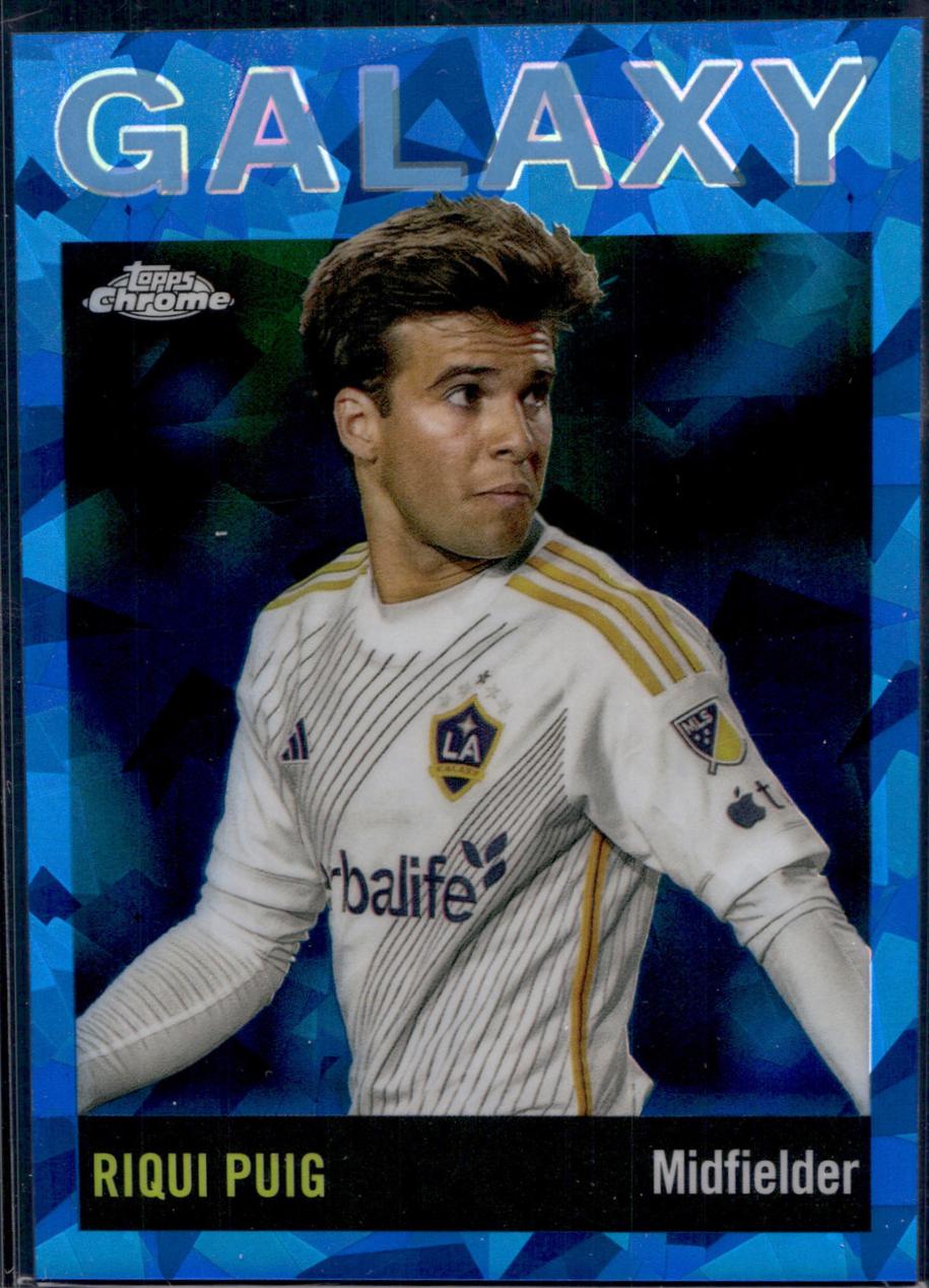 Riqui Puig #64T-12 Soccer Cards 2024 Topps Chrome Sapphire MLS 1964 Football