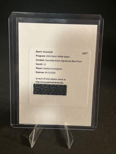 Sophie Cunningham #CSA-SC Basketball Cards 2024 Panini Select WNBA Courtside Action Signature