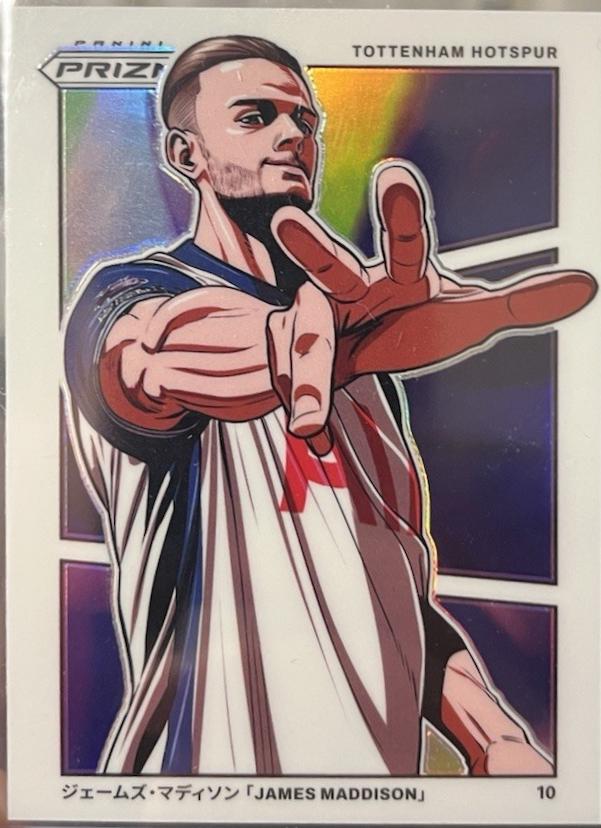 James Maddison #22 Soccer Cards 2024 Panini Prizm Premier League Manga