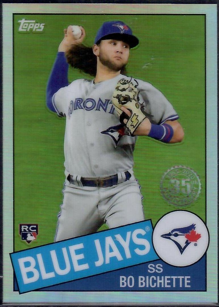 Bo Bichette #85TC-2 Baseball Cards 2020 Topps Chrome 1985