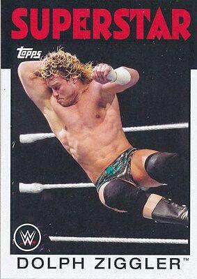 Dolph Ziggler #13 Wrestling Cards 2016 Topps WWE Heritage