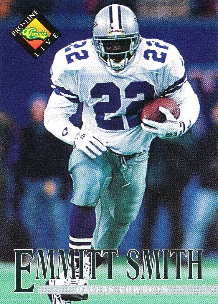 Emmitt Smith Football Cards 1994 Pinnacle Back to School