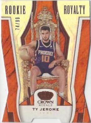 Ty Jerome #6 Basketball Cards 2019 Panini Crown Royale Rookie Royalty