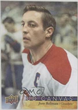 Jean Beliveau #C241 Hockey Cards 2017 Upper Deck Canvas