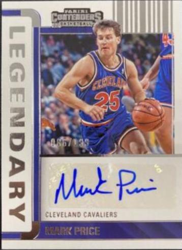 Mark Price #LC-MPC Basketball Cards 2022 Panini Contenders Legendary Autographs