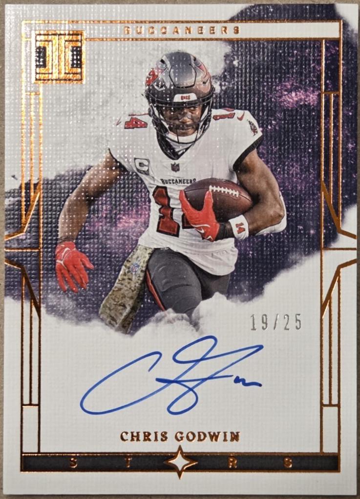 Chris Godwin #6 Football Cards 2024 Panini Impeccable Stars Signature