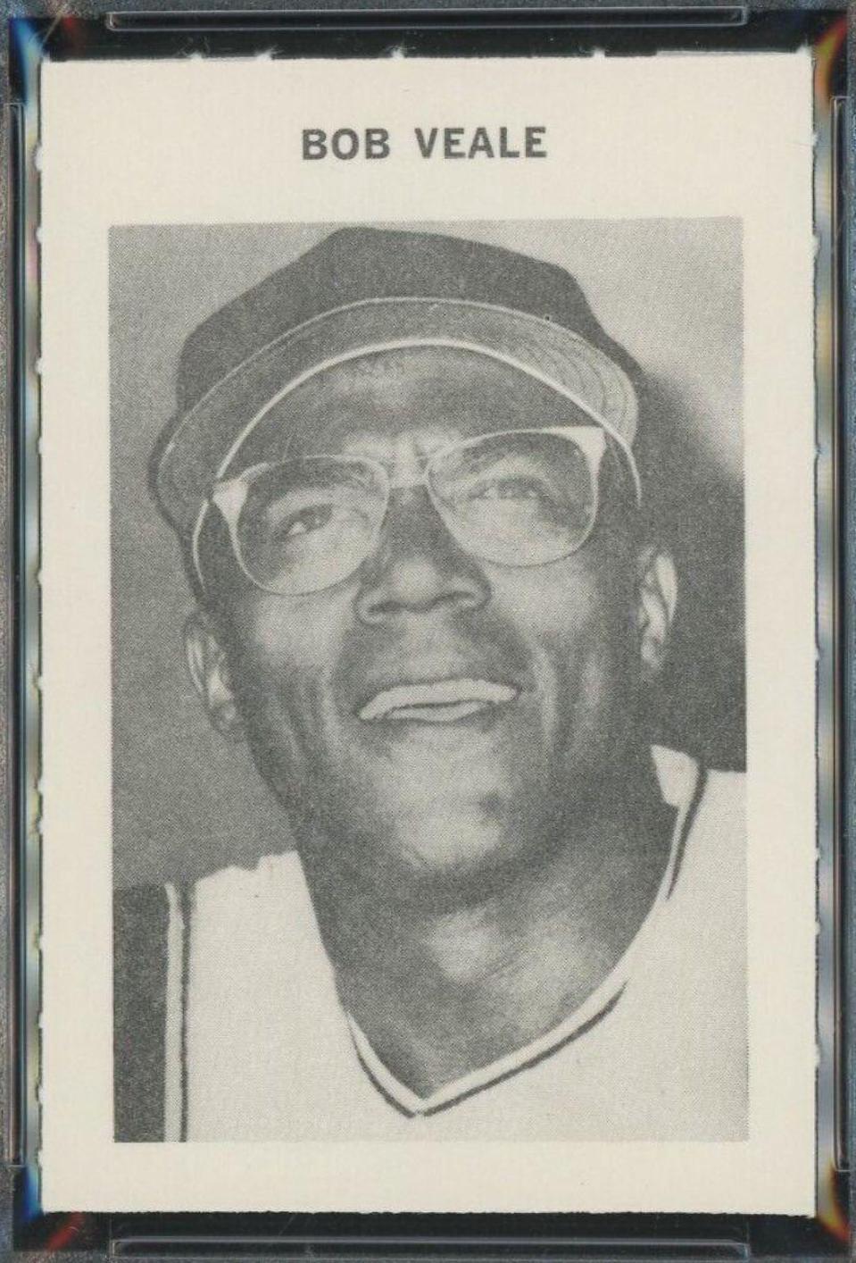 Bob Veale Baseball Cards 1969 Milton Bradley
