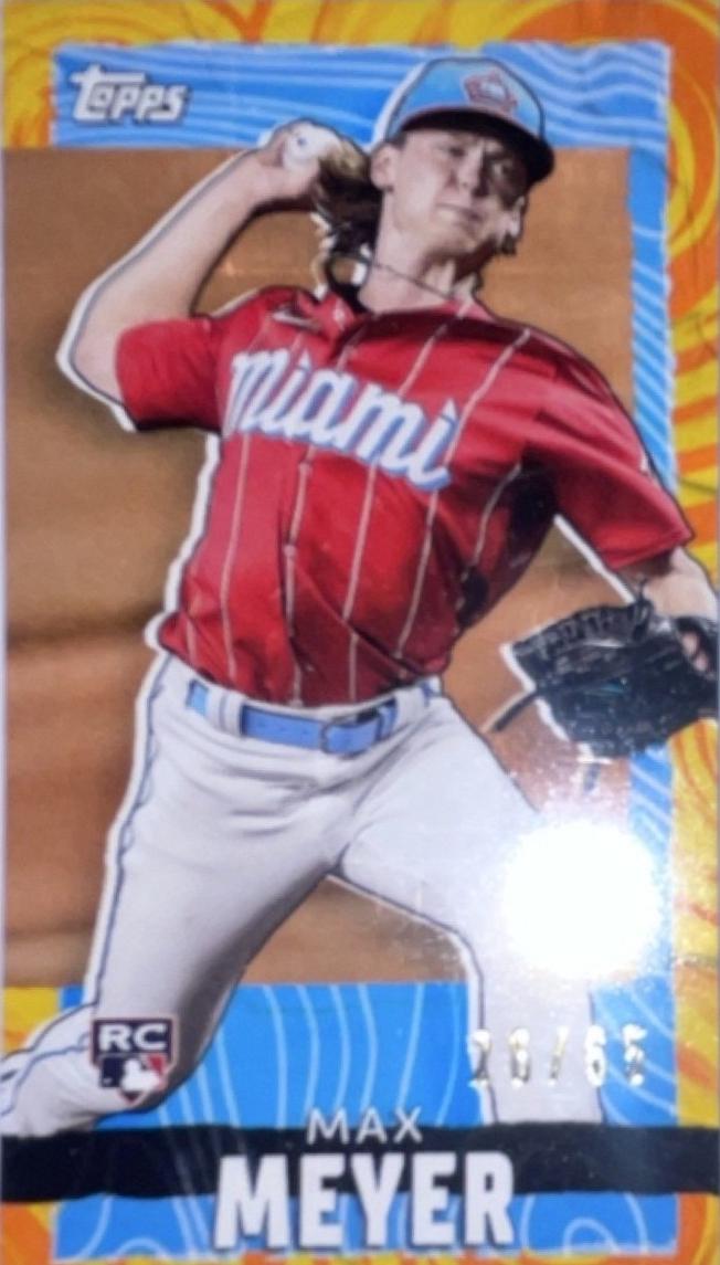 Max Meyer #MRIP-MM 2023 Topps Rip Mini Card Baseball
