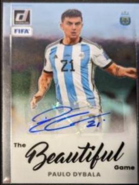 Paulo Dybala #BA-PD 2022 Panini Donruss Beautiful Game Autographs Soccer
