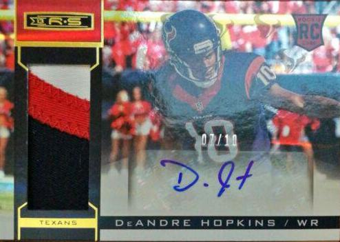 DeAndre Hopkins [Autograph Longevity Black] #123 Football Cards 2013 Panini Rookies & Stars