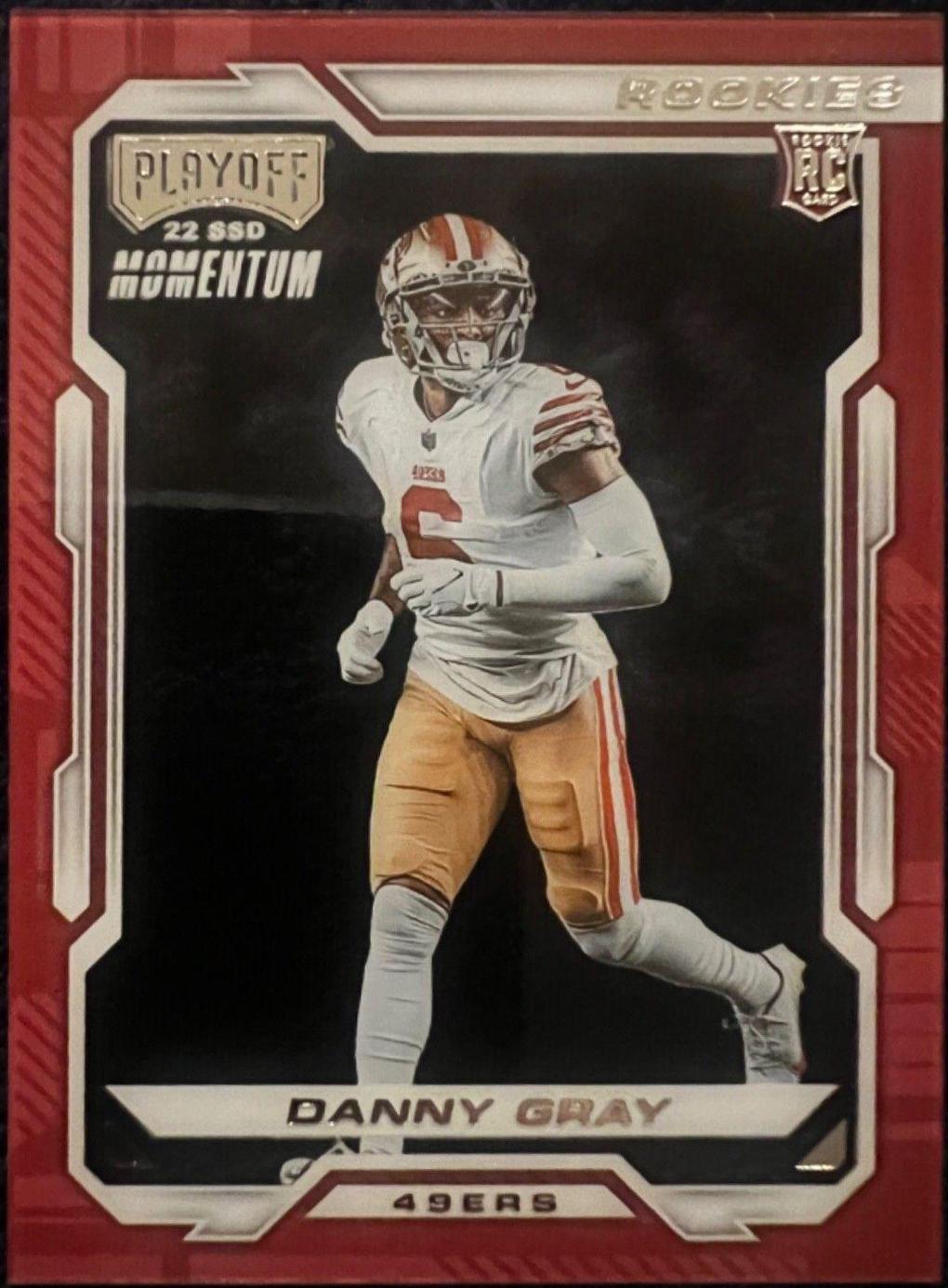 Danny Gray #PMR-29 Football Cards 2022 Panini Chronicles Playoff Momentum Rookies