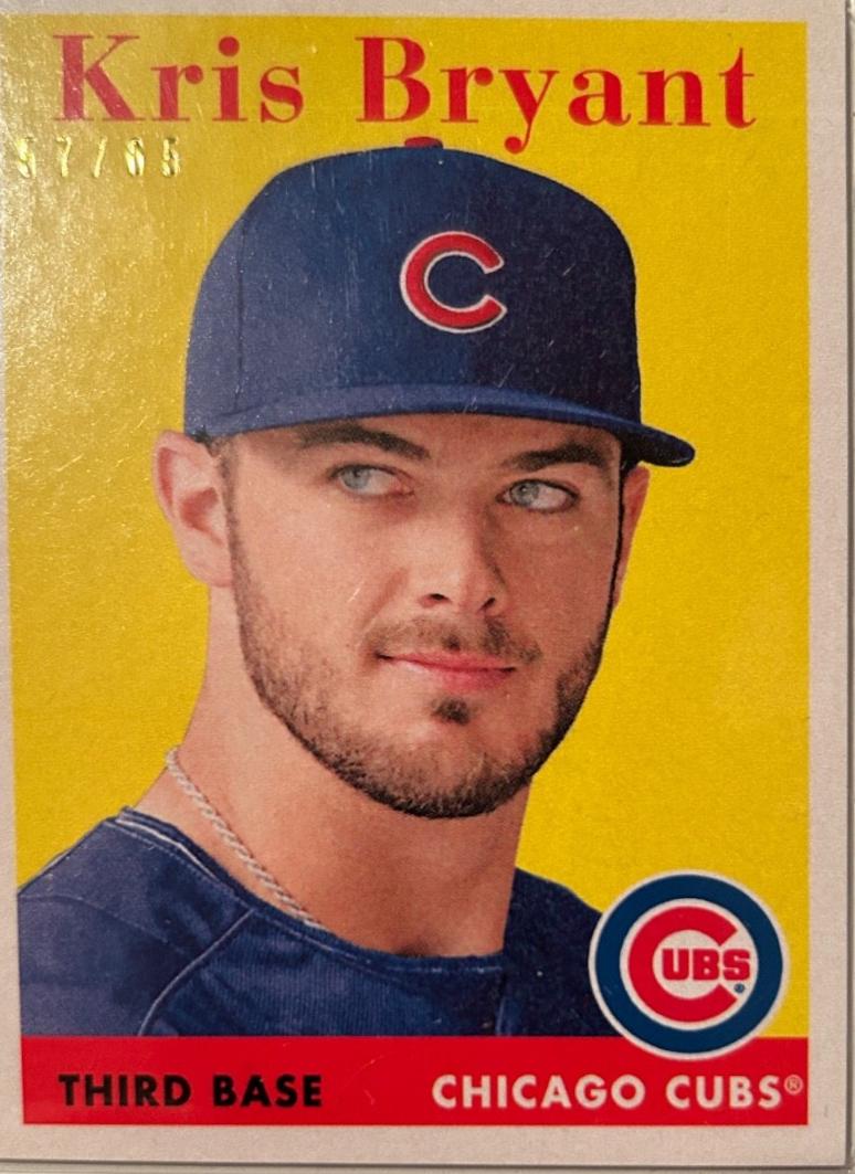 Kris Bryant #1958 Baseball Cards 2016 Topps Transcendent 65th Anniversary Party