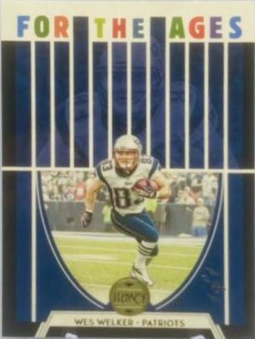 Wes Welker #FA-15 Football Cards 2022 Panini Legacy For the Ages