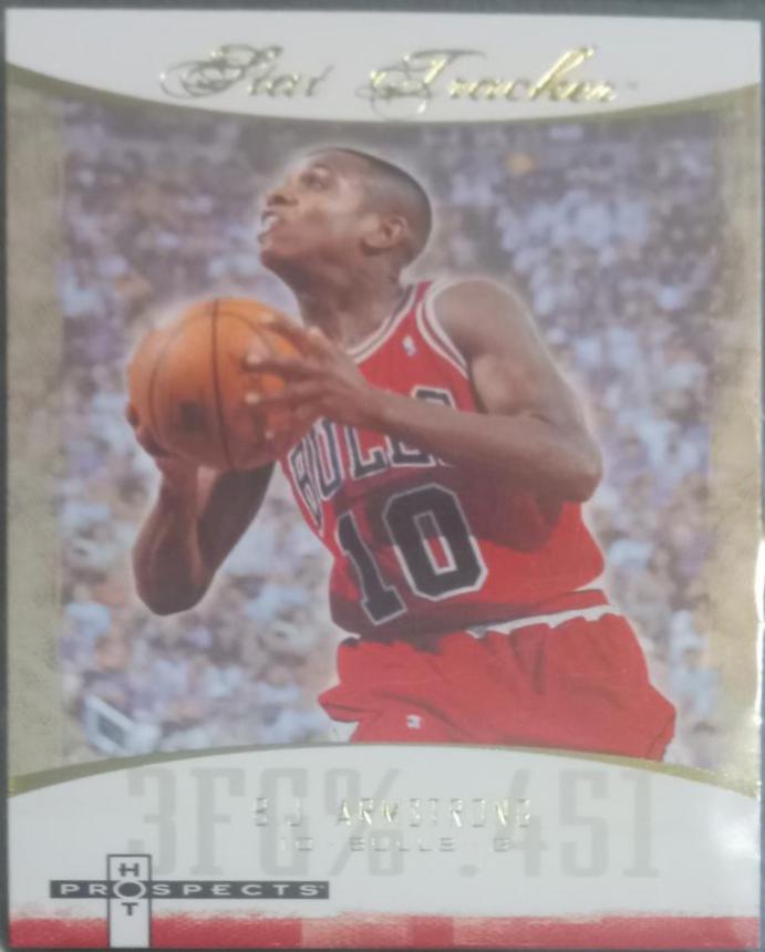 B.J. Armstrong #ST-7 Basketball Cards 2007 Fleer Hot Prospects