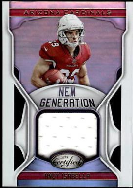 Andy Isabella #NG-AI Football Cards 2019 Panini Certified New Generation Jerseys