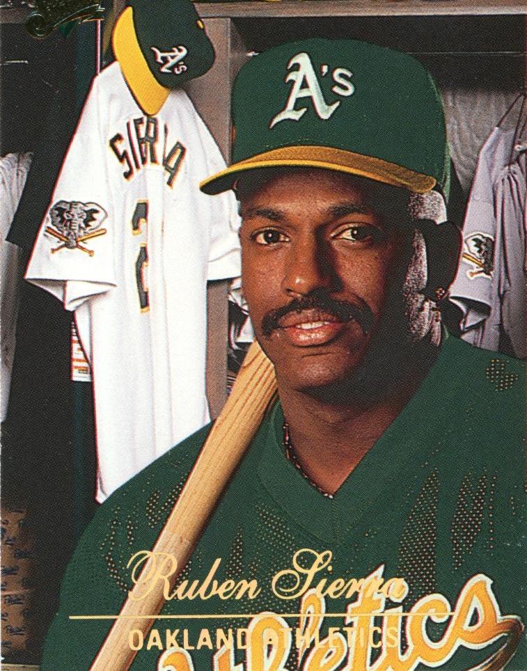 Ruben Sierra #6 Baseball Cards 1994 Studio