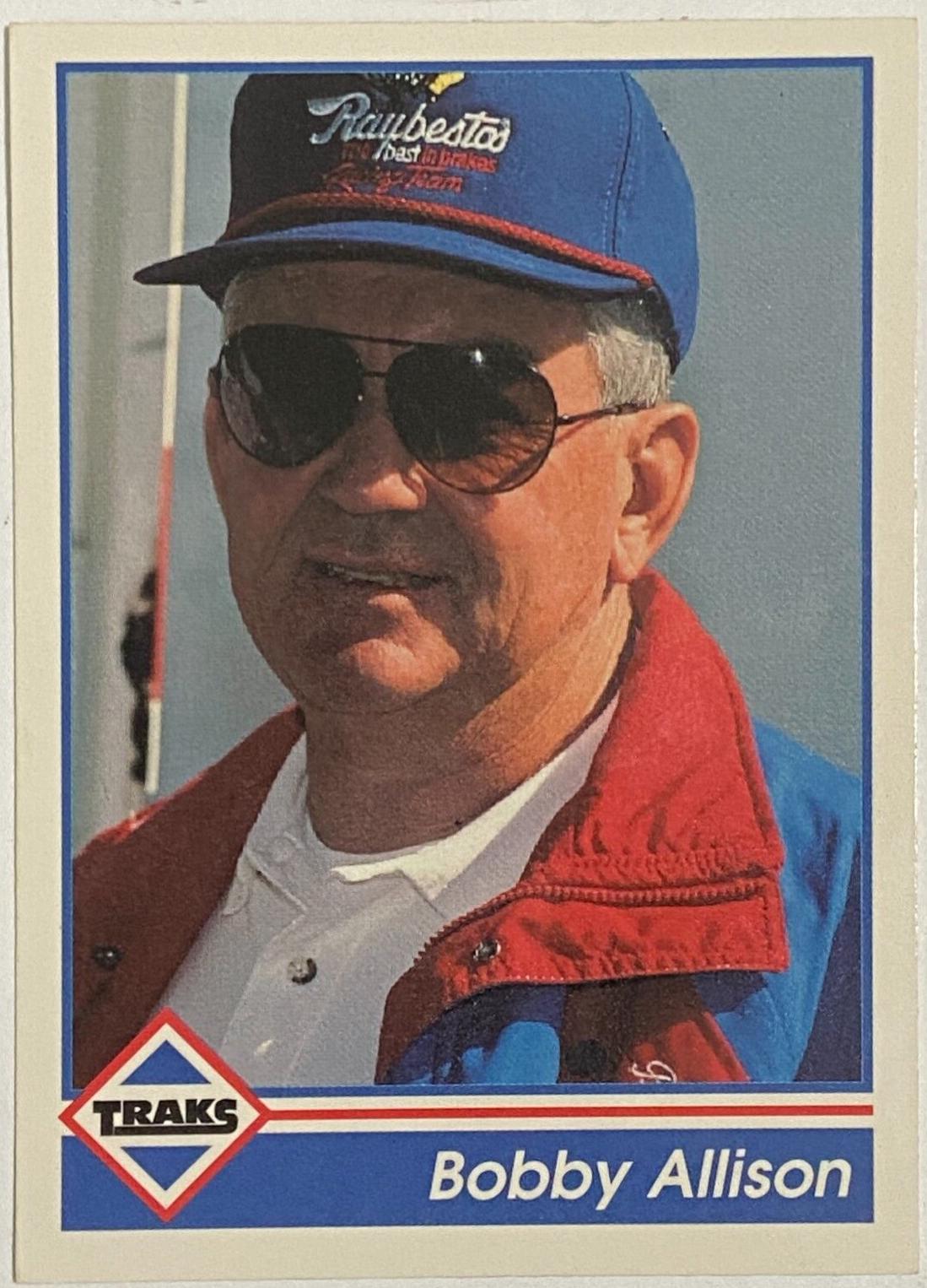 Bobby Allison #14 Racing Cards 1992 Traks NASCAR