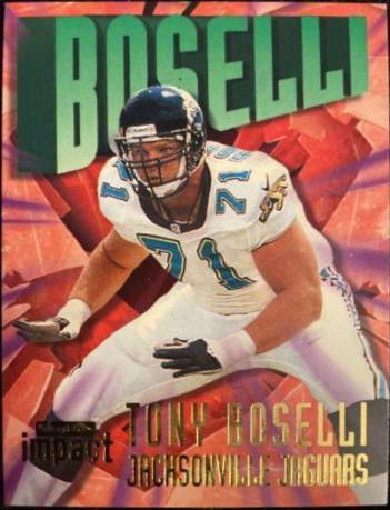 Tony Boselli #24 Football Cards 1997 Skybox Impact