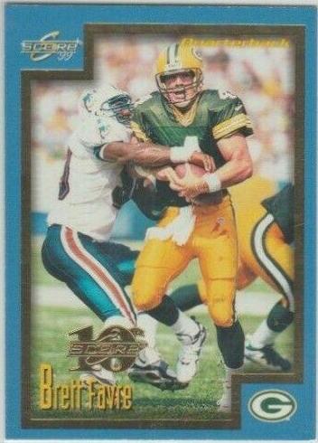 Brett Favre #8 Football Cards 1999 Panini Score