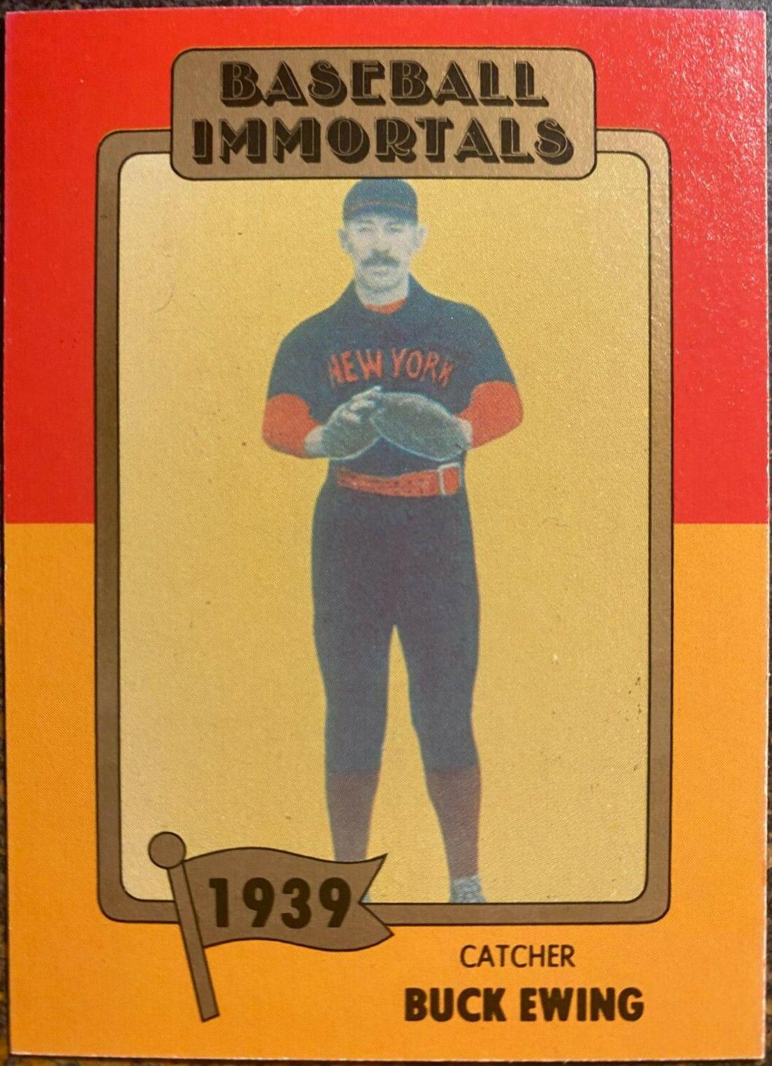 Buck Ewing #21 Baseball Cards 1980 Baseball Immortals