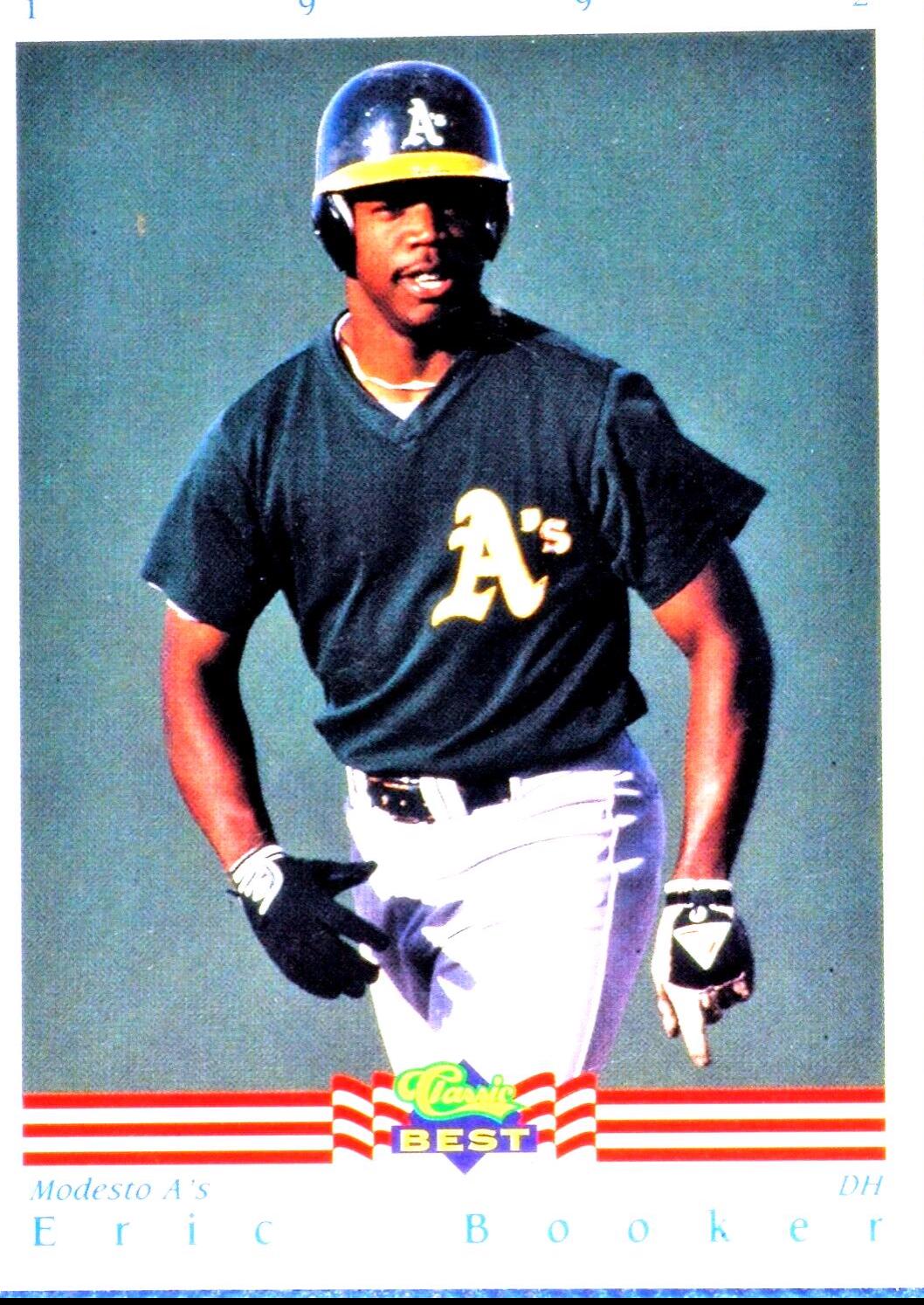 Eric Booker #34 Baseball Cards 1992 Classic Best