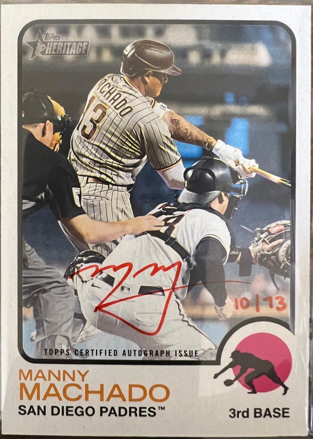 Manny Machado [Special Edition Red Ink] #ROA-MM