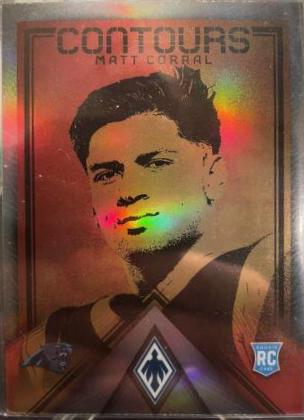 Matt Corral #CT-17 Football Cards 2022 Panini Phoenix Contours