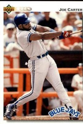 Joe Carter #224 Baseball Cards 1992 Upper Deck