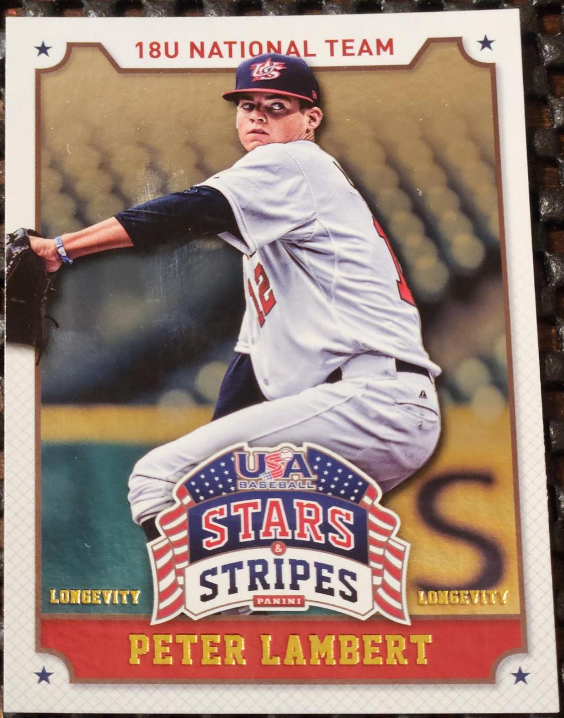 Peter Lambert #81 2015 Panini Stars & Stripes USA Baseball
