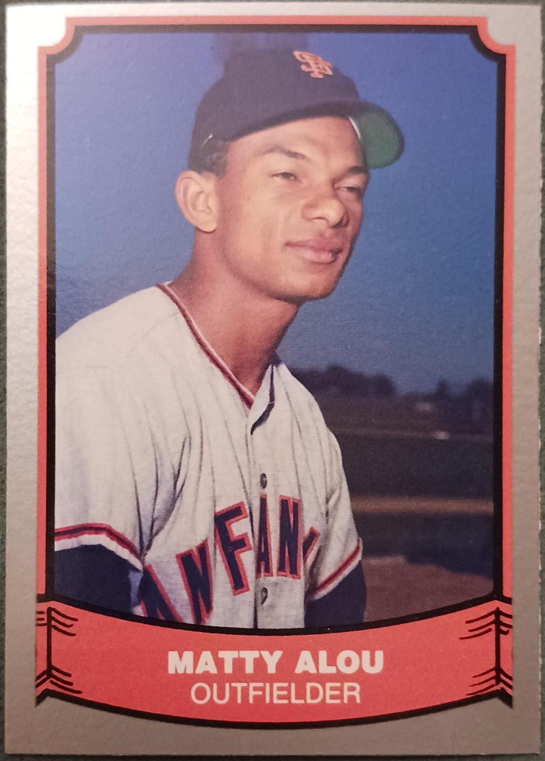 Matty Alou #37 Baseball Cards 1989 Pacific Legends