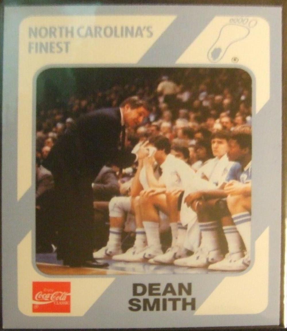 Dean Smith #4 Basketball Cards 1989 Collegiate Collection North Carolina