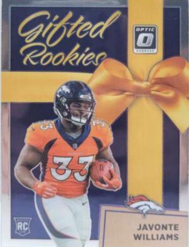 Javonte Williams #GR-15 Football Cards 2021 Panini Donruss Optic Gifted Rookies