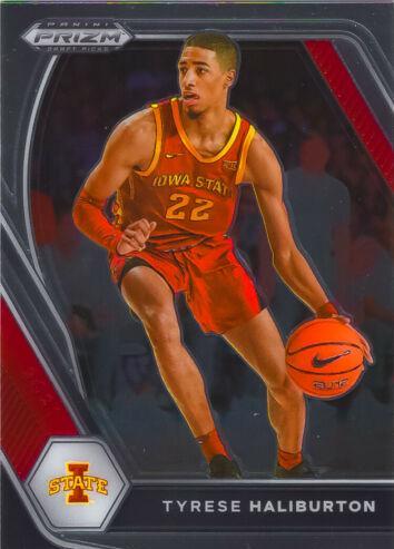 Tyrese Haliburton #37 Basketball Cards 2021 Panini Prizm Draft Picks