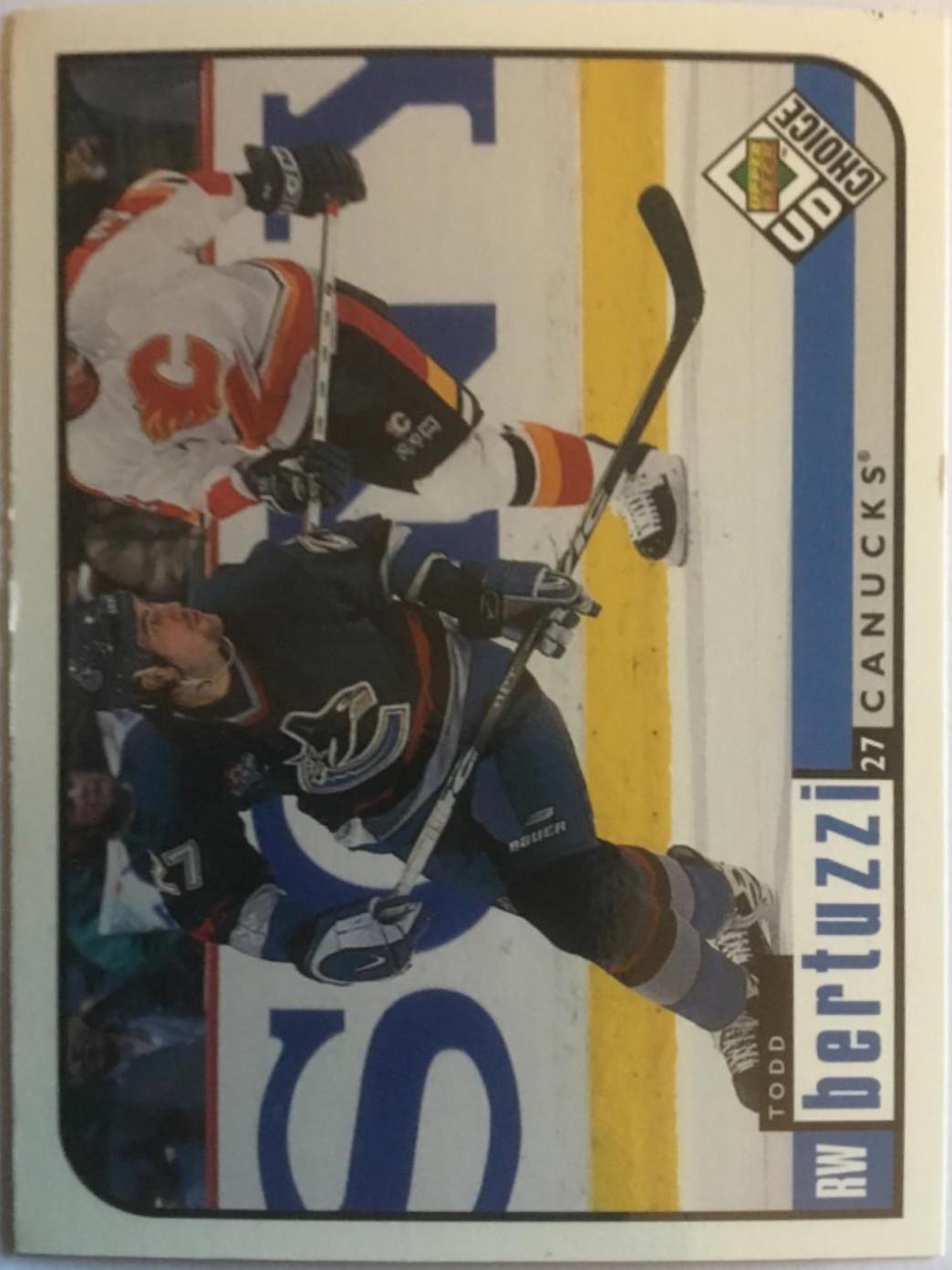 Todd Bertuzzi #212 1998 Upper Deck Hockey