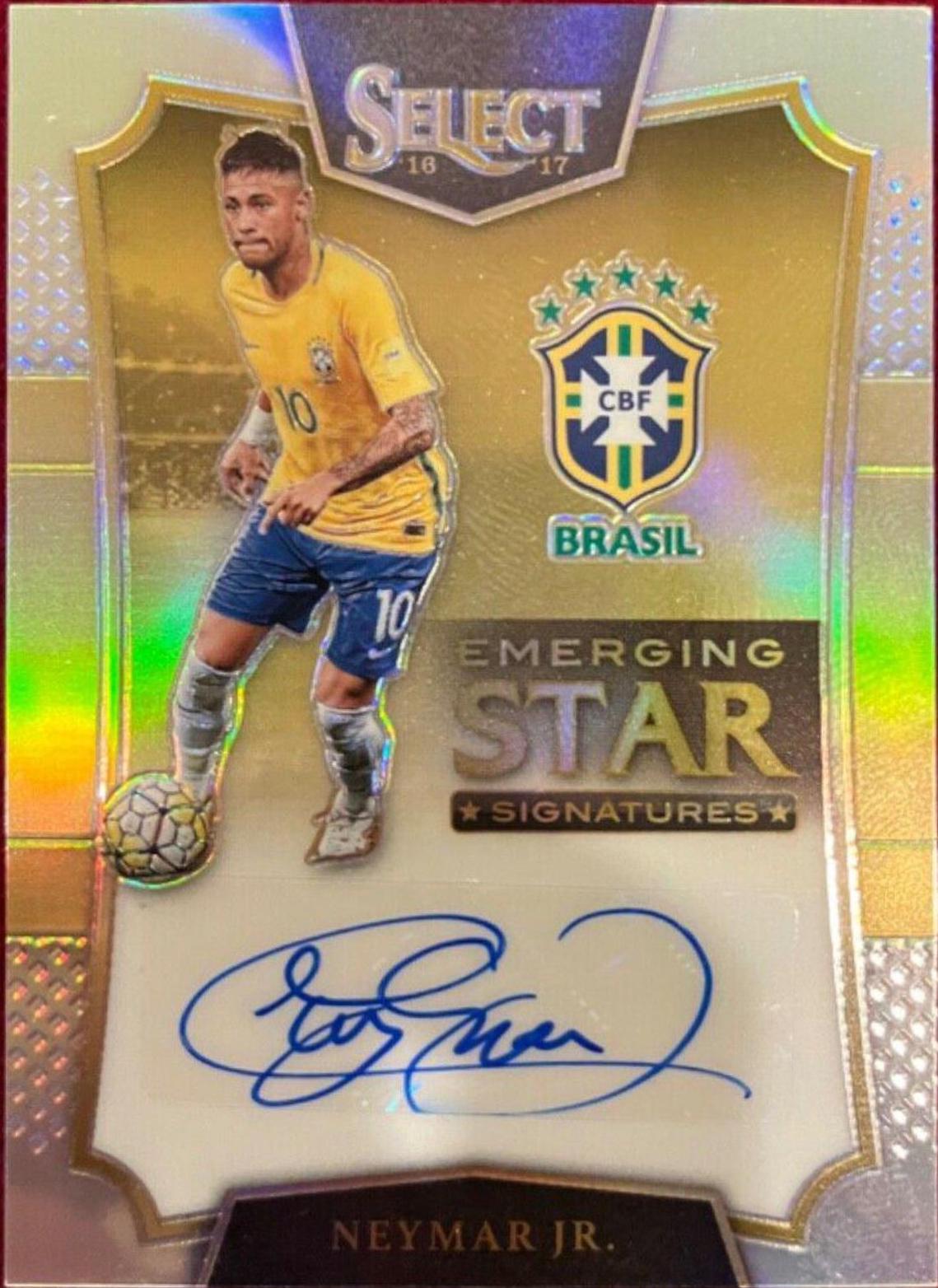 Neymar Jr. #S-N Soccer Cards 2016 Panini Select Signatures