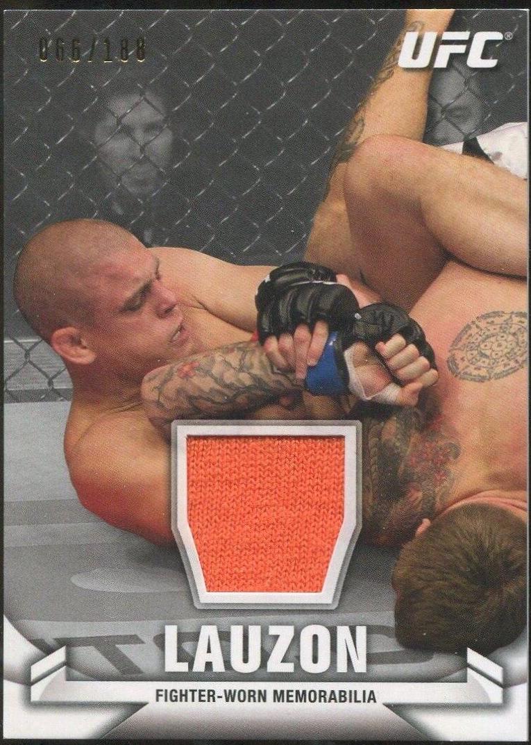 Joe Lauzon #KR-JL Ufc Cards 2013 Topps UFC Knockout Relics