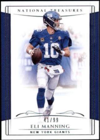 Eli Manning #67 2018 National Treasures Football
